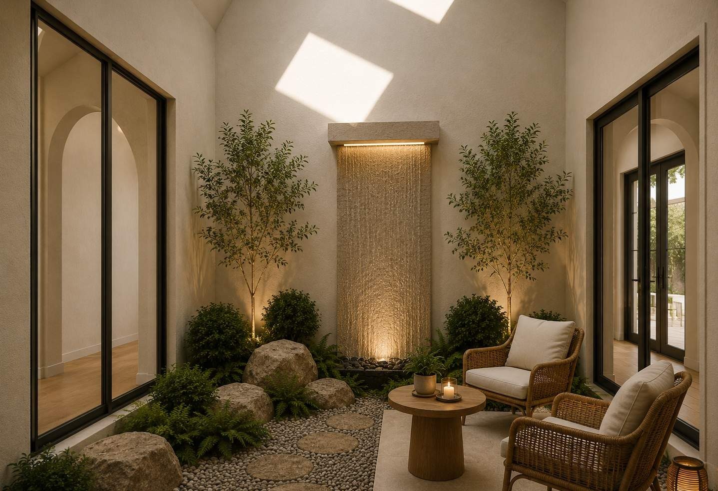 Courtyard · Kruglak Residence (rendering)