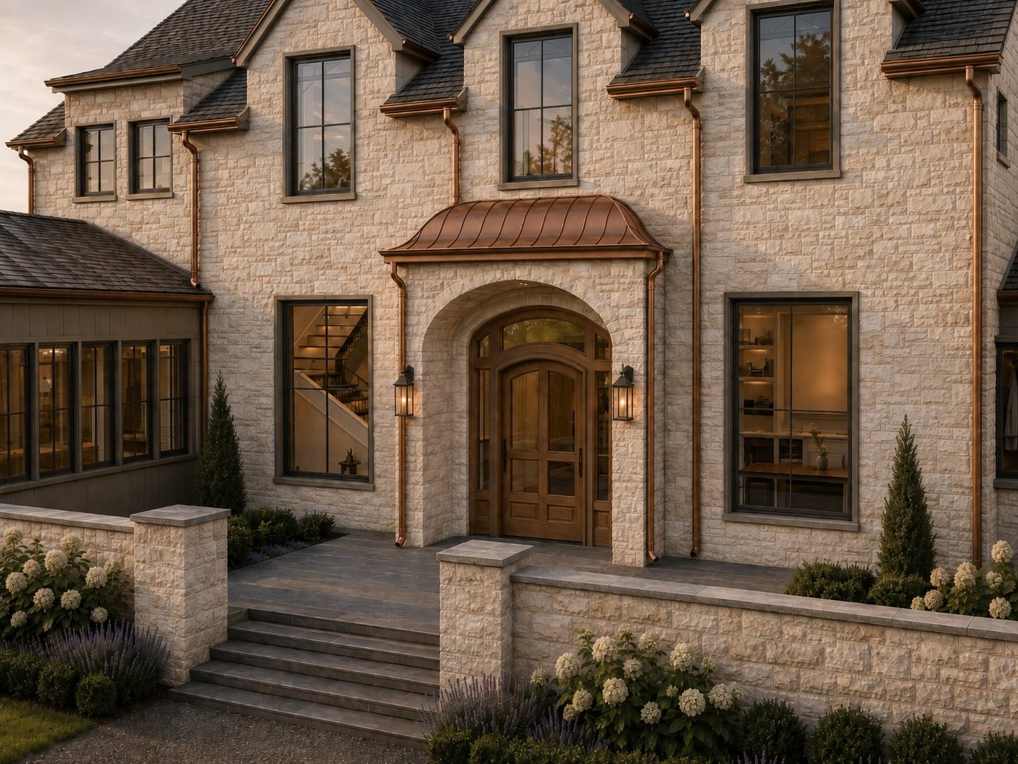 Entry · Kruglak Residence (rendering)