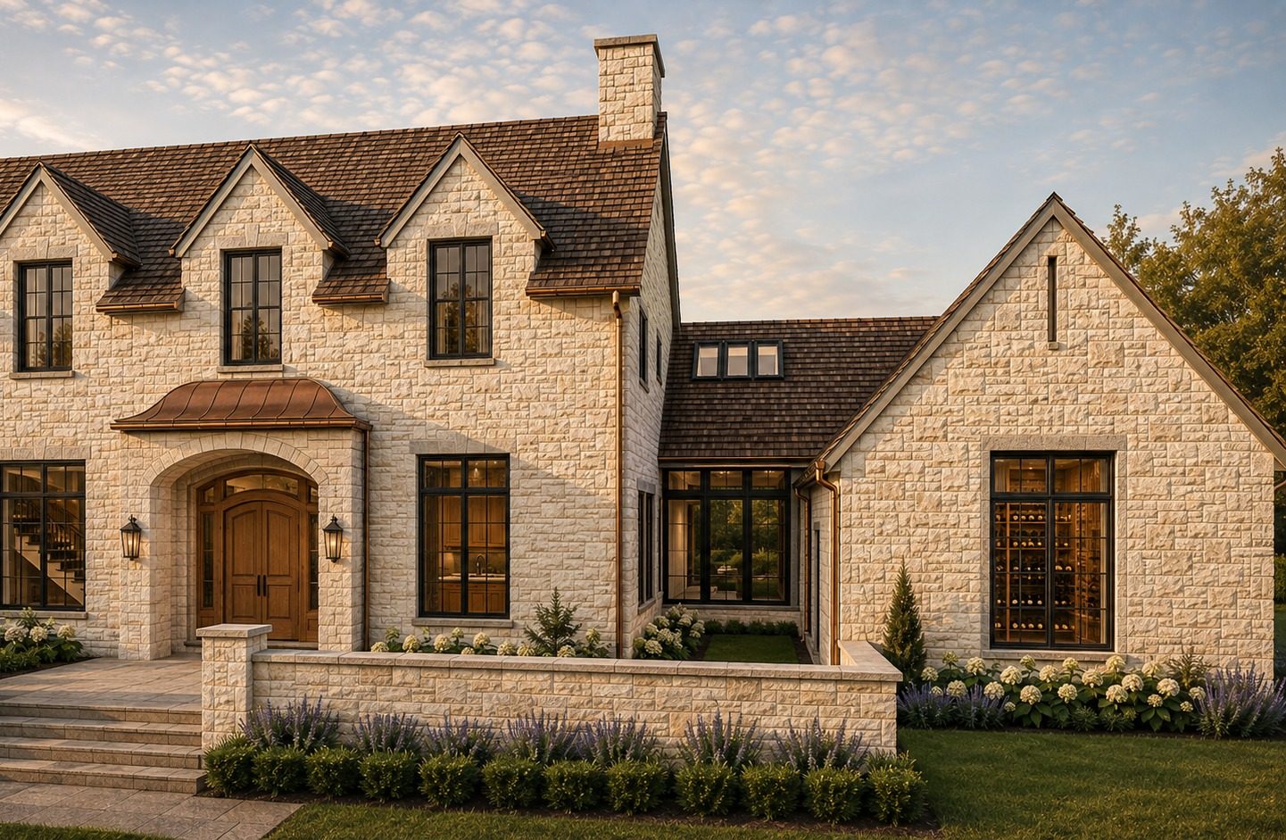 Entry wing · Kruglak Residence (rendering)