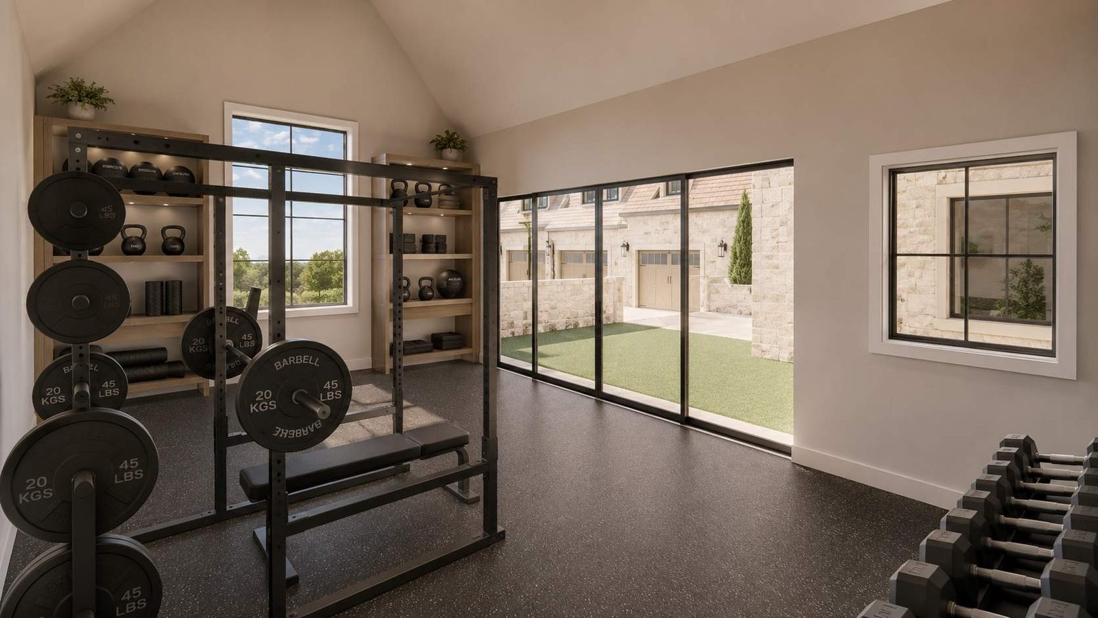 Gym · Kruglak Residence (rendering)