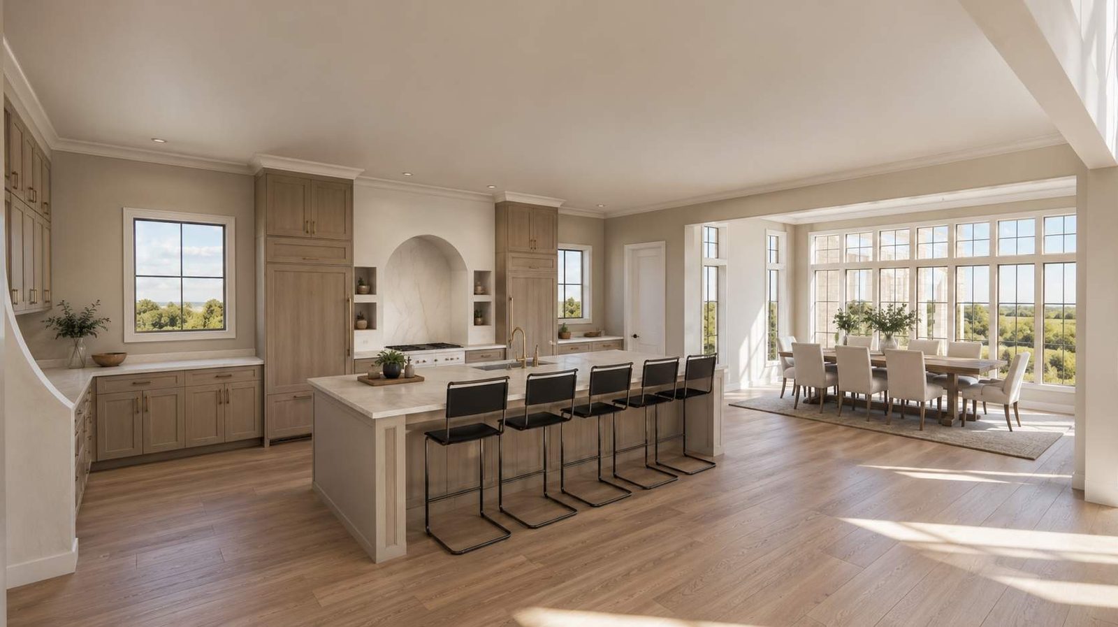 Kitchen · Kruglak Residence (rendering)