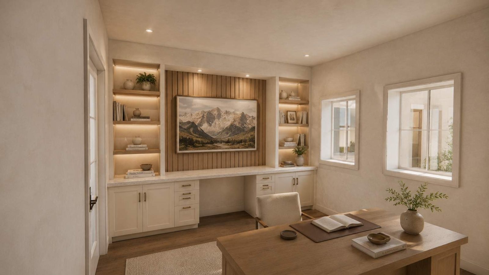 Office · Kruglak Residence (rendering)