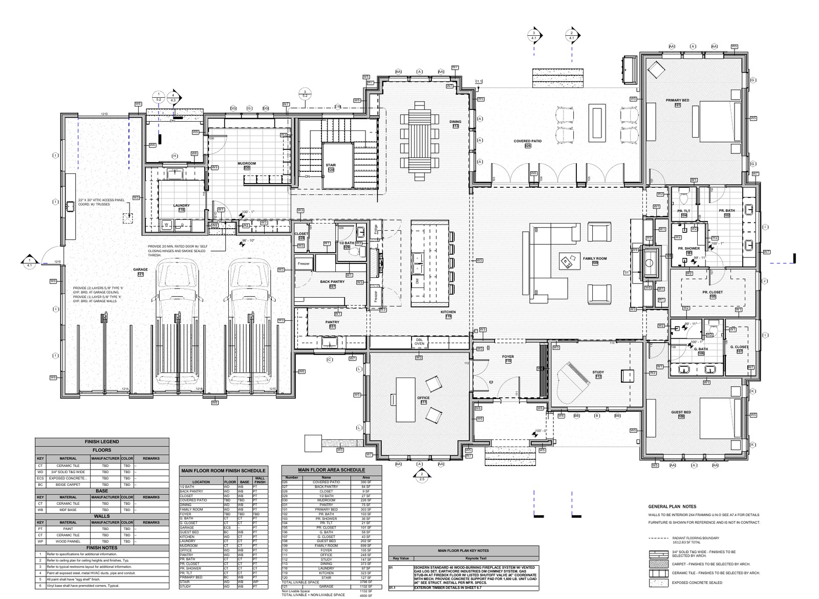 Main floor plan · Malinka 141